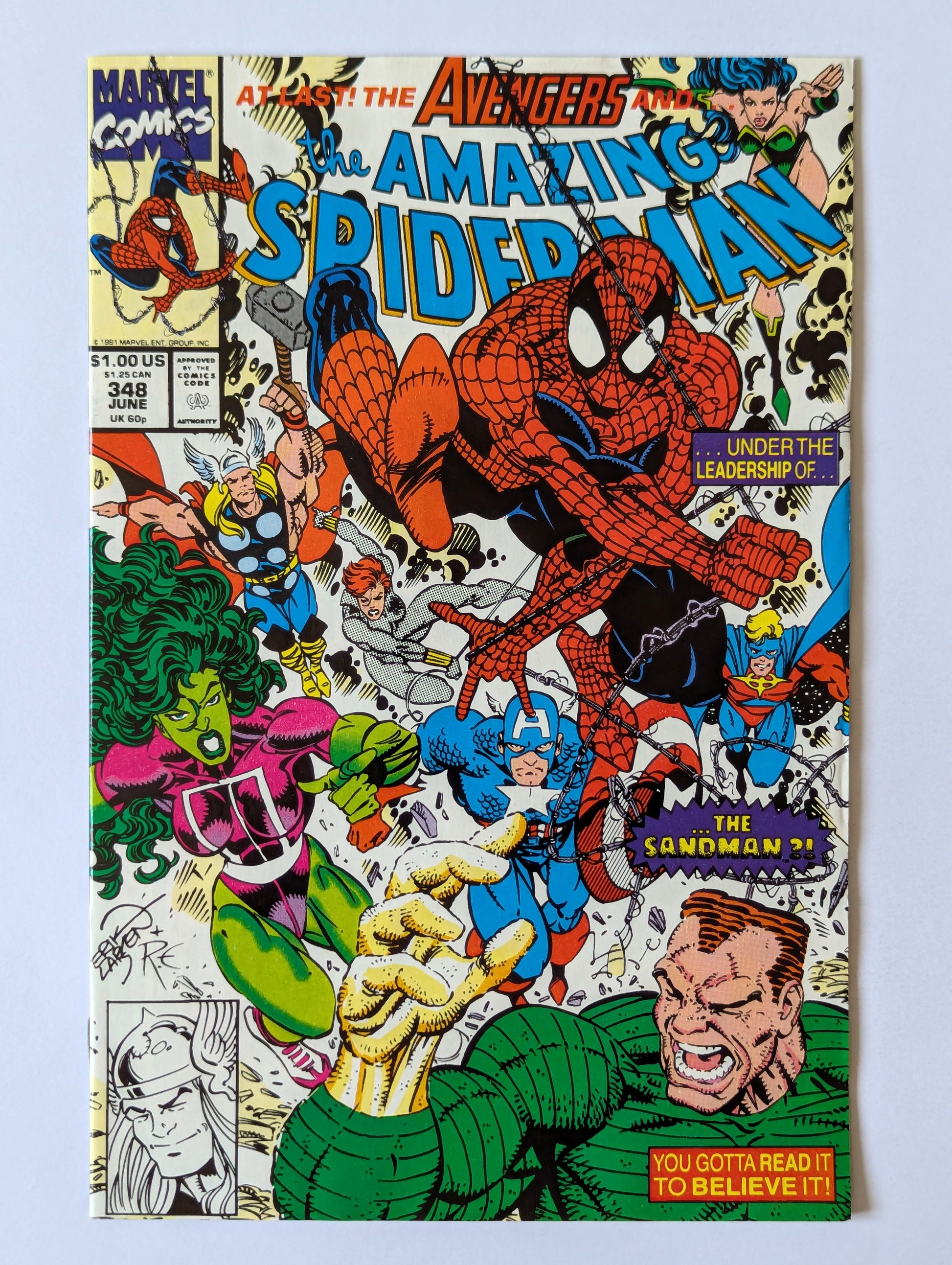 Amazing Spider-Man #348 Marvel Comic Book