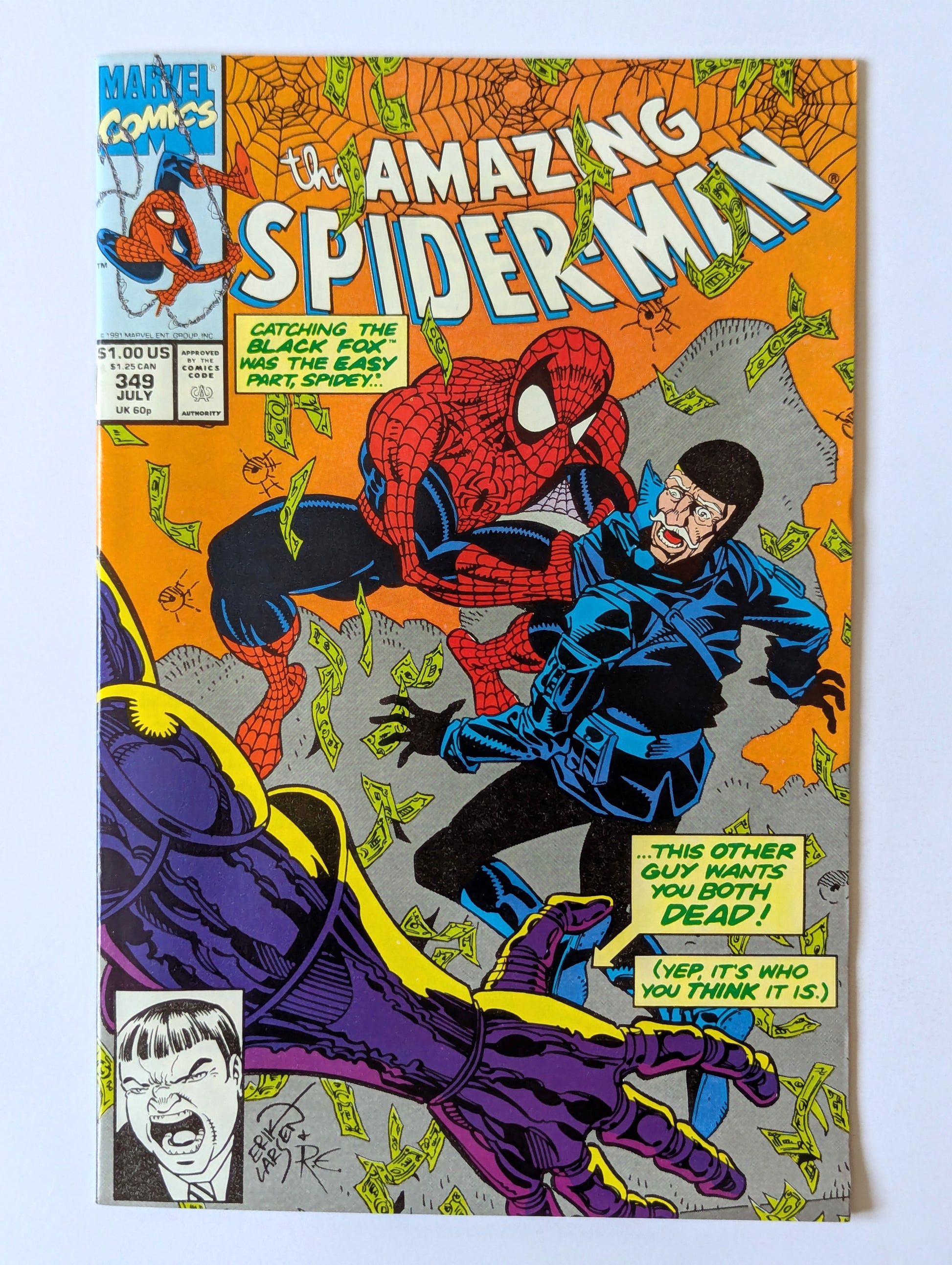 Amazing Spider-Man #349 Marvel Comic Book