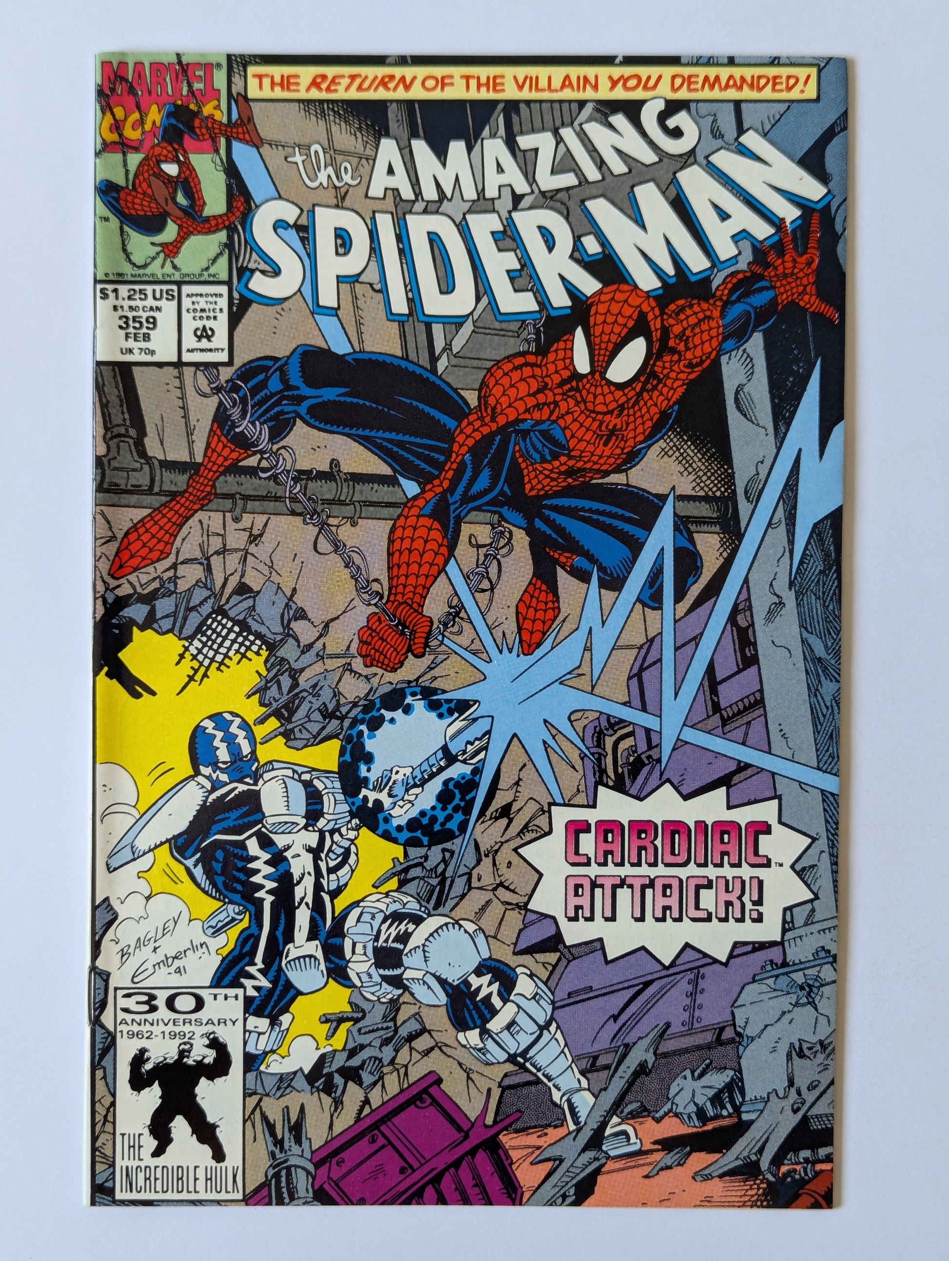 Amazing Spider-Man #359 Marvel Comic Book
