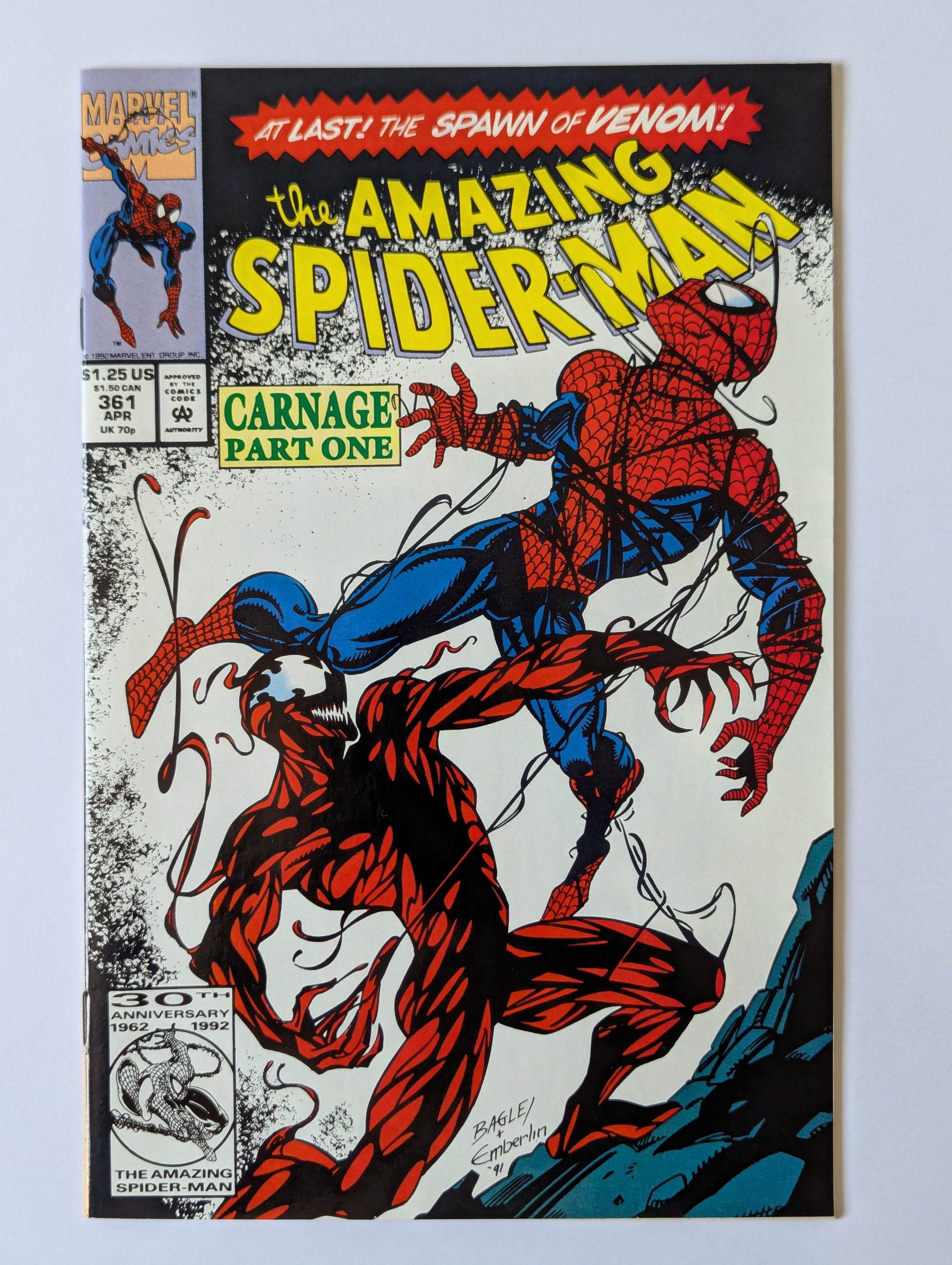 Amazing Spider-Man #361 Marvel Comic Book