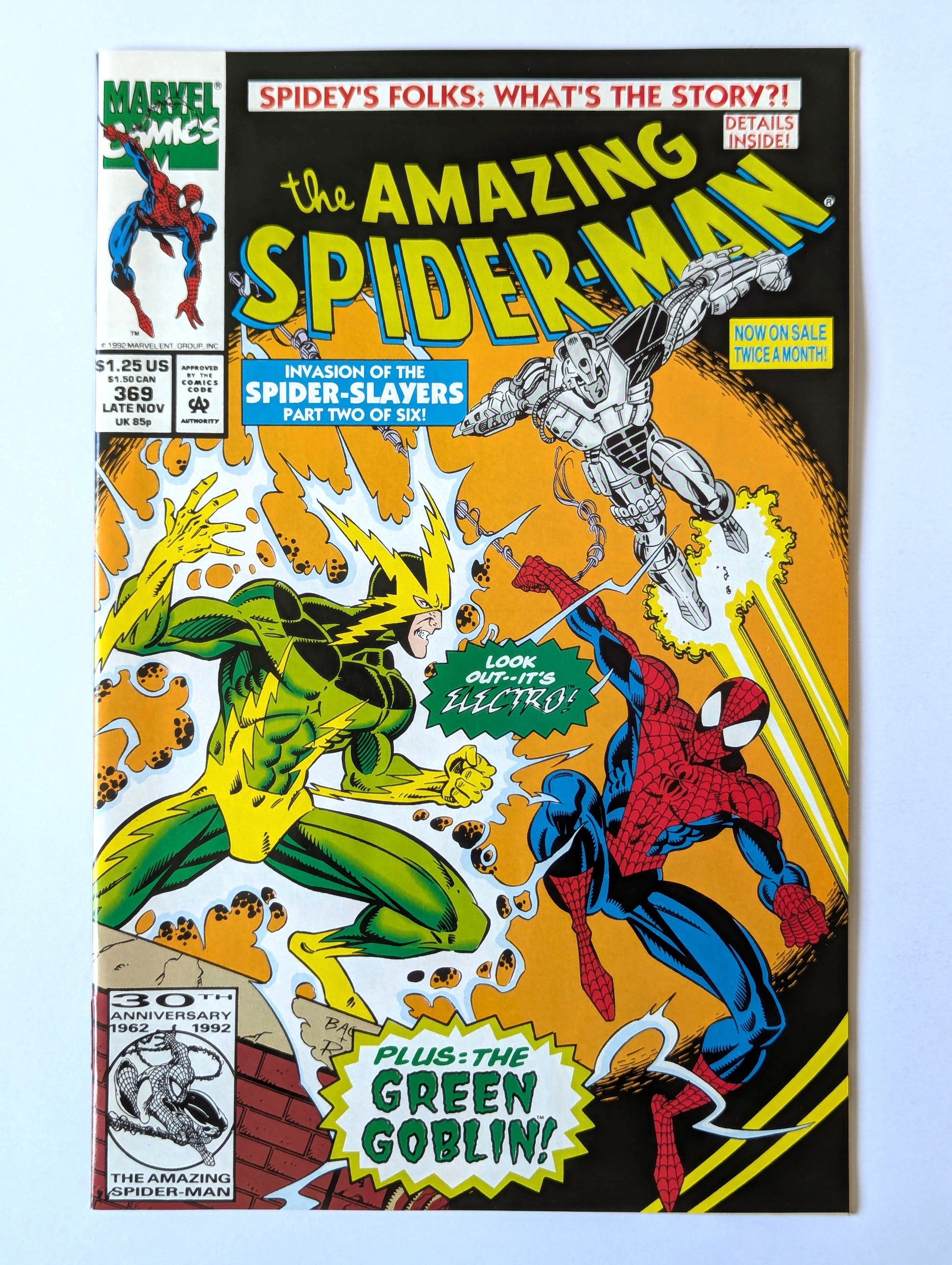 Amazing Spider-Man #369 Marvel Comic Book