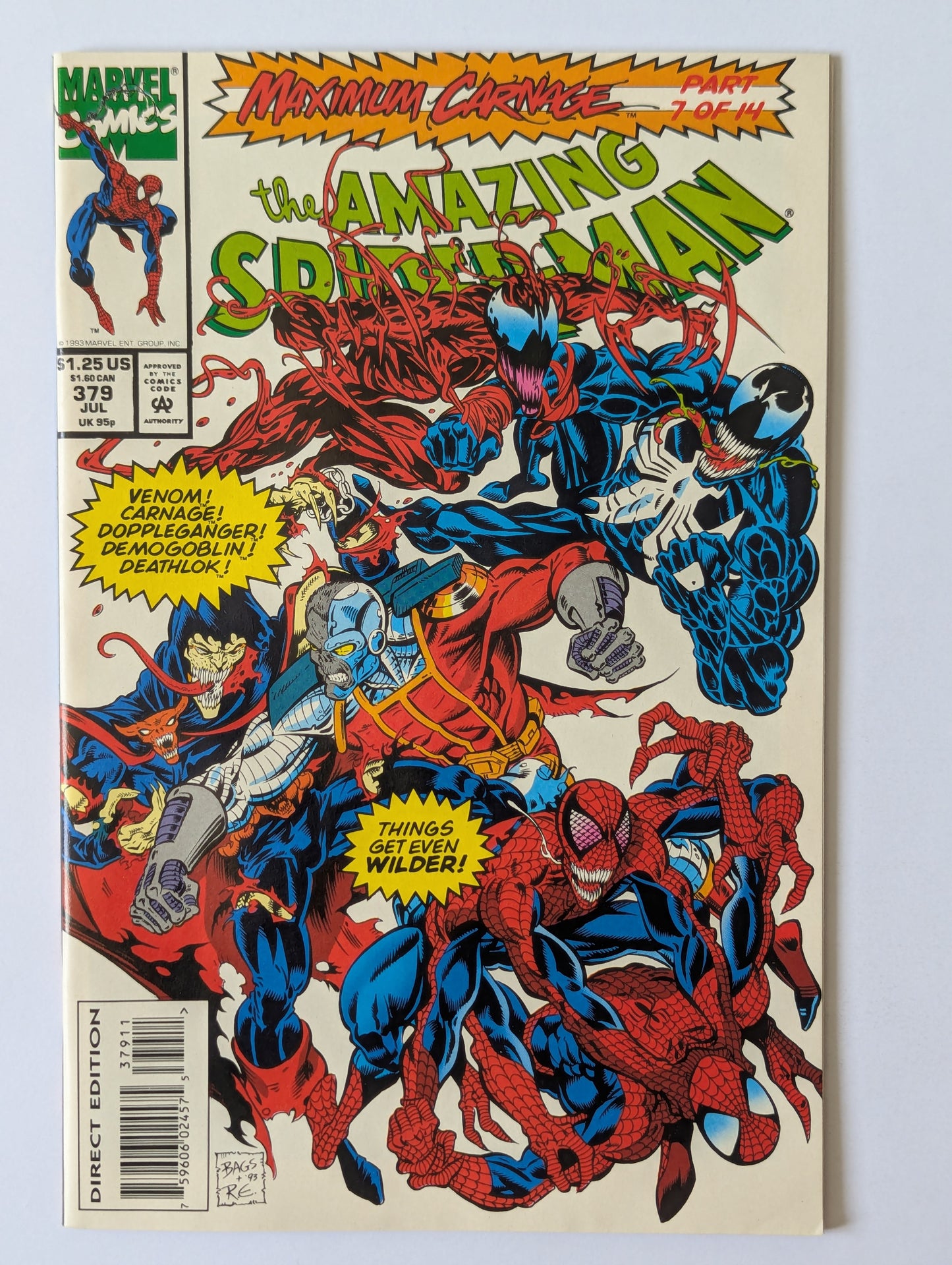 Amazing Spider-Man #379 Marvel Comic Book