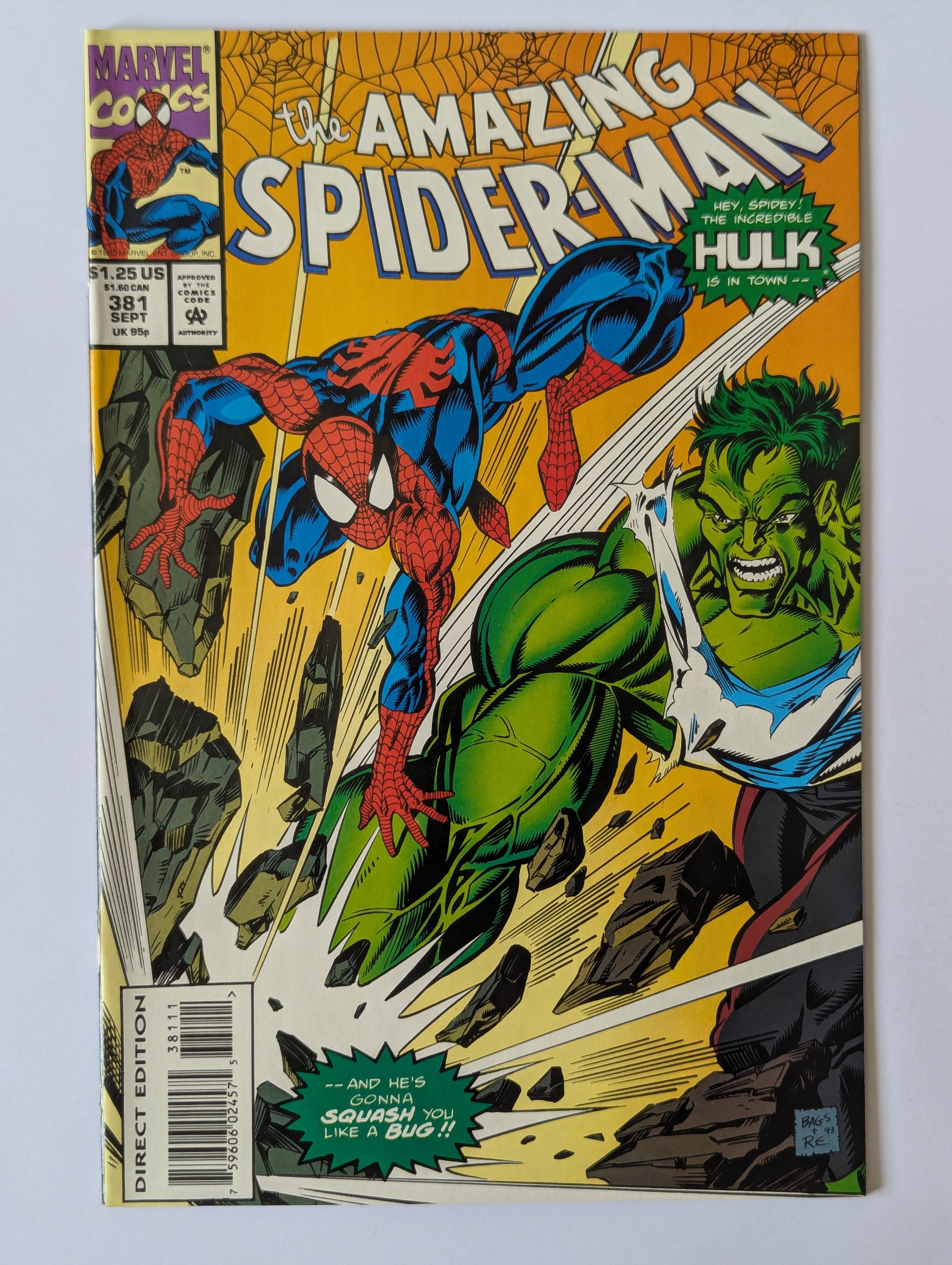 Amazing Spider-Man #381 Marvel Comic Book