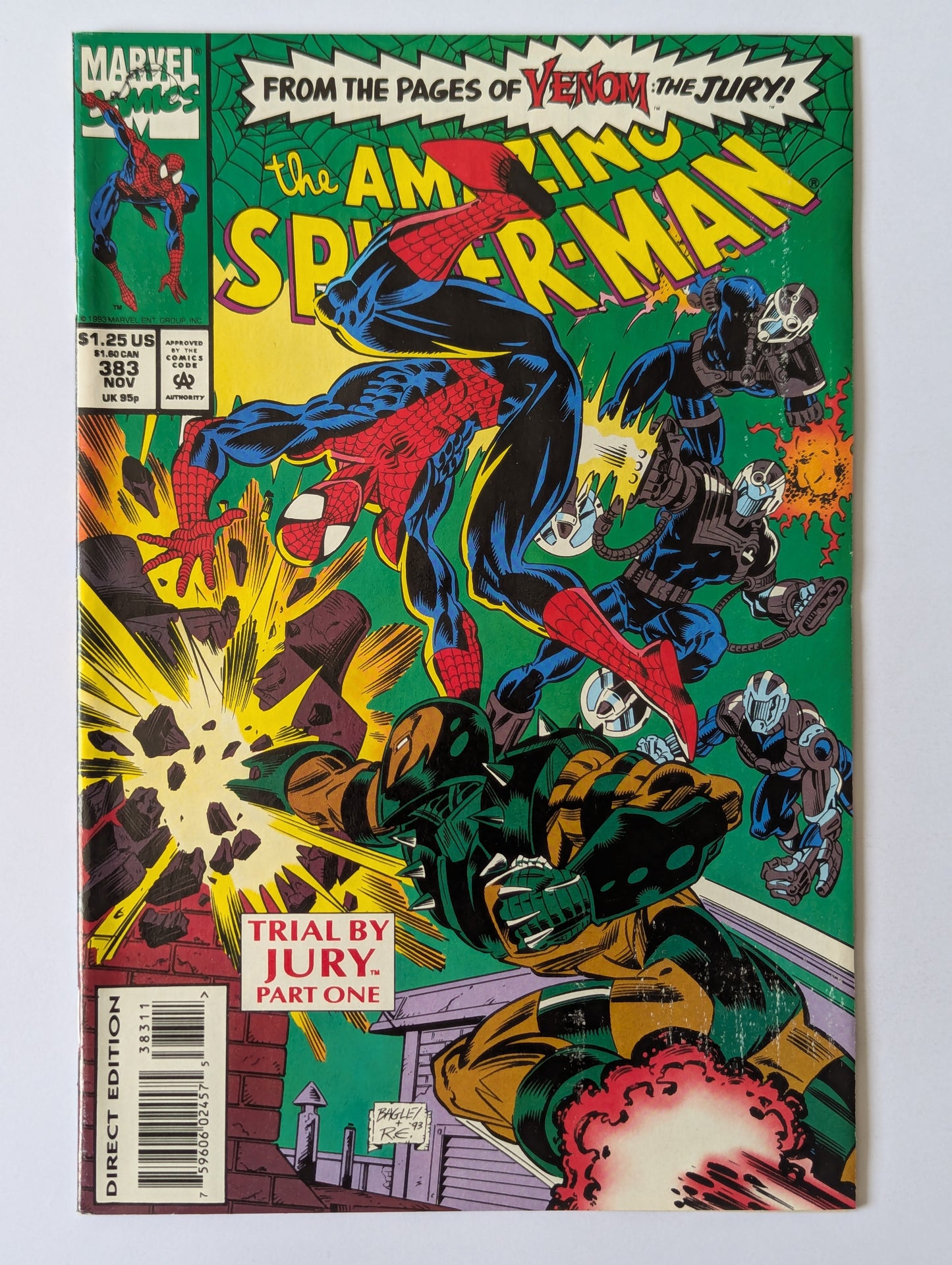 Amazing Spider-Man #383 Marvel Comic Book