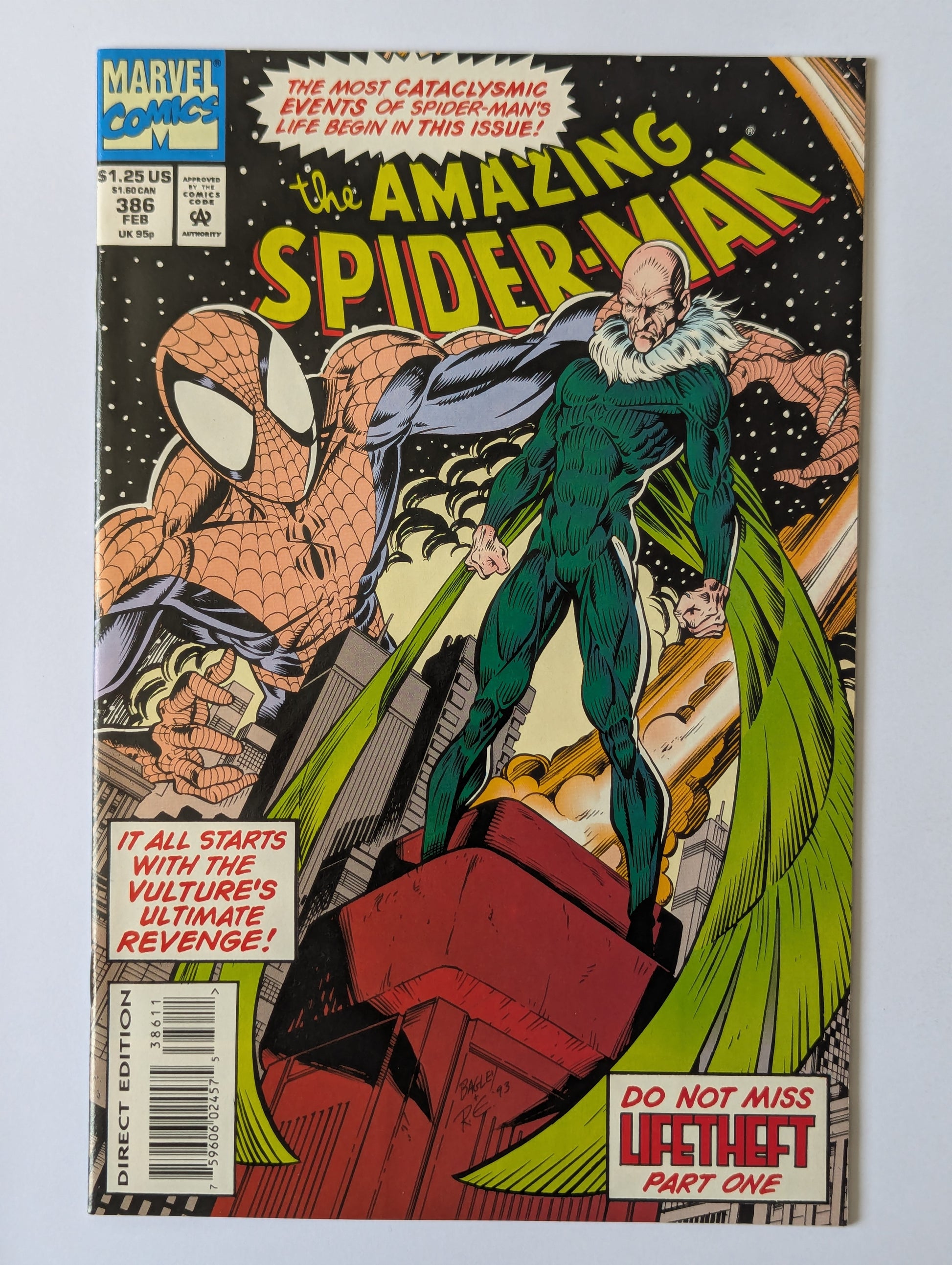 Amazing Spider-Man #386 Marvel Comic Book