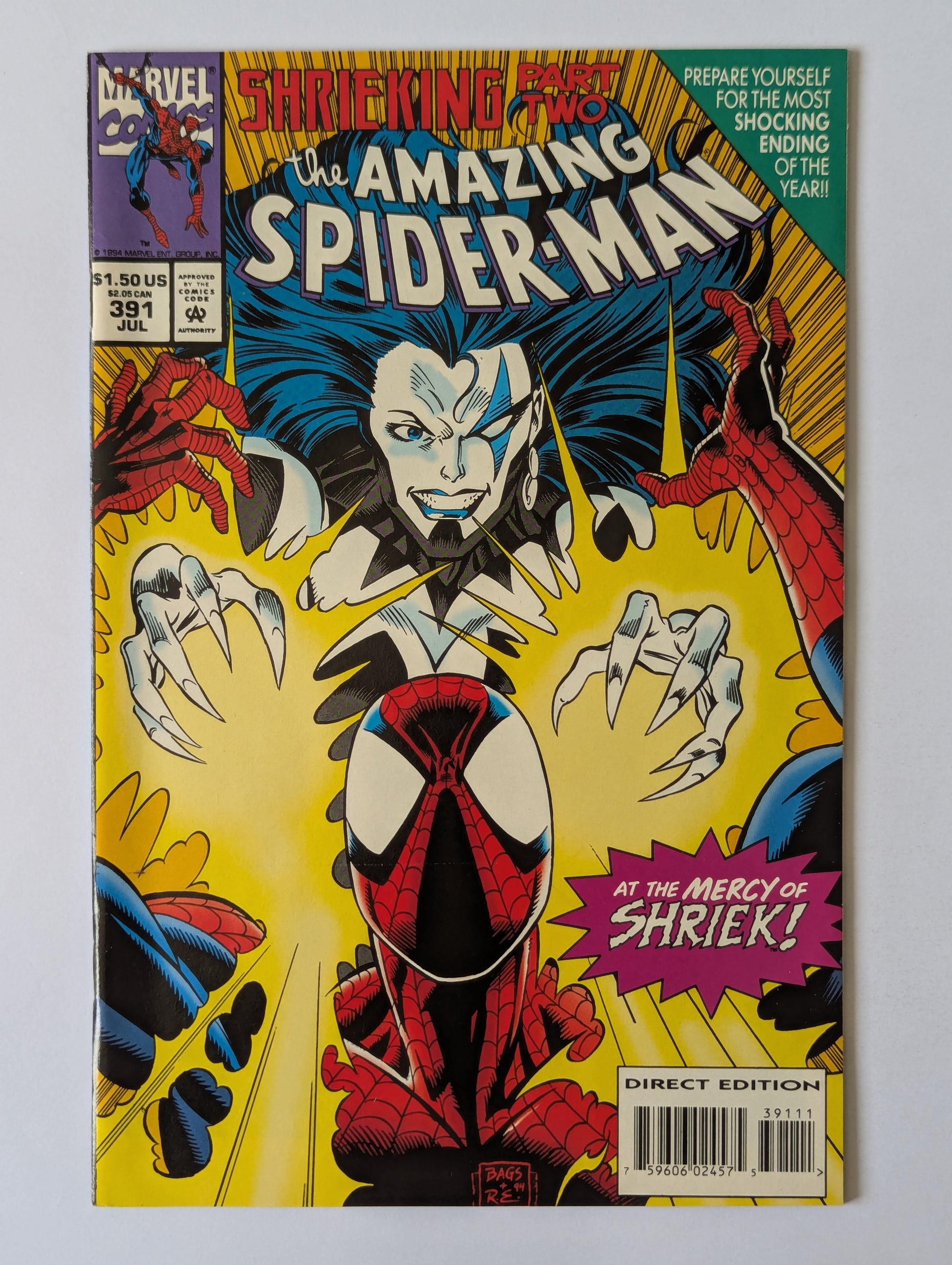 Amazing Spider-Man #391 Marvel Comic Book