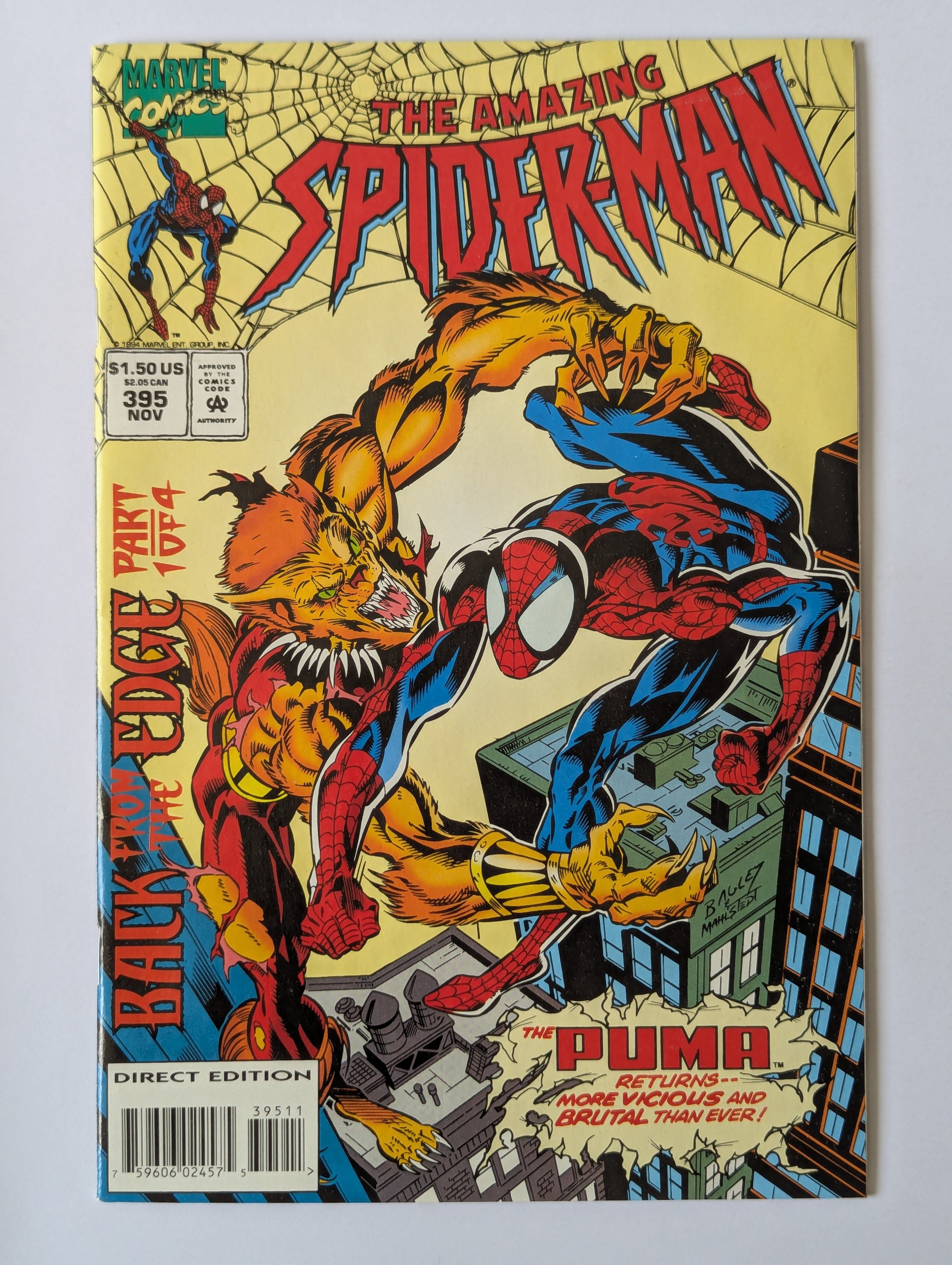 Amazing Spider-Man #395 Marvel Comic Book