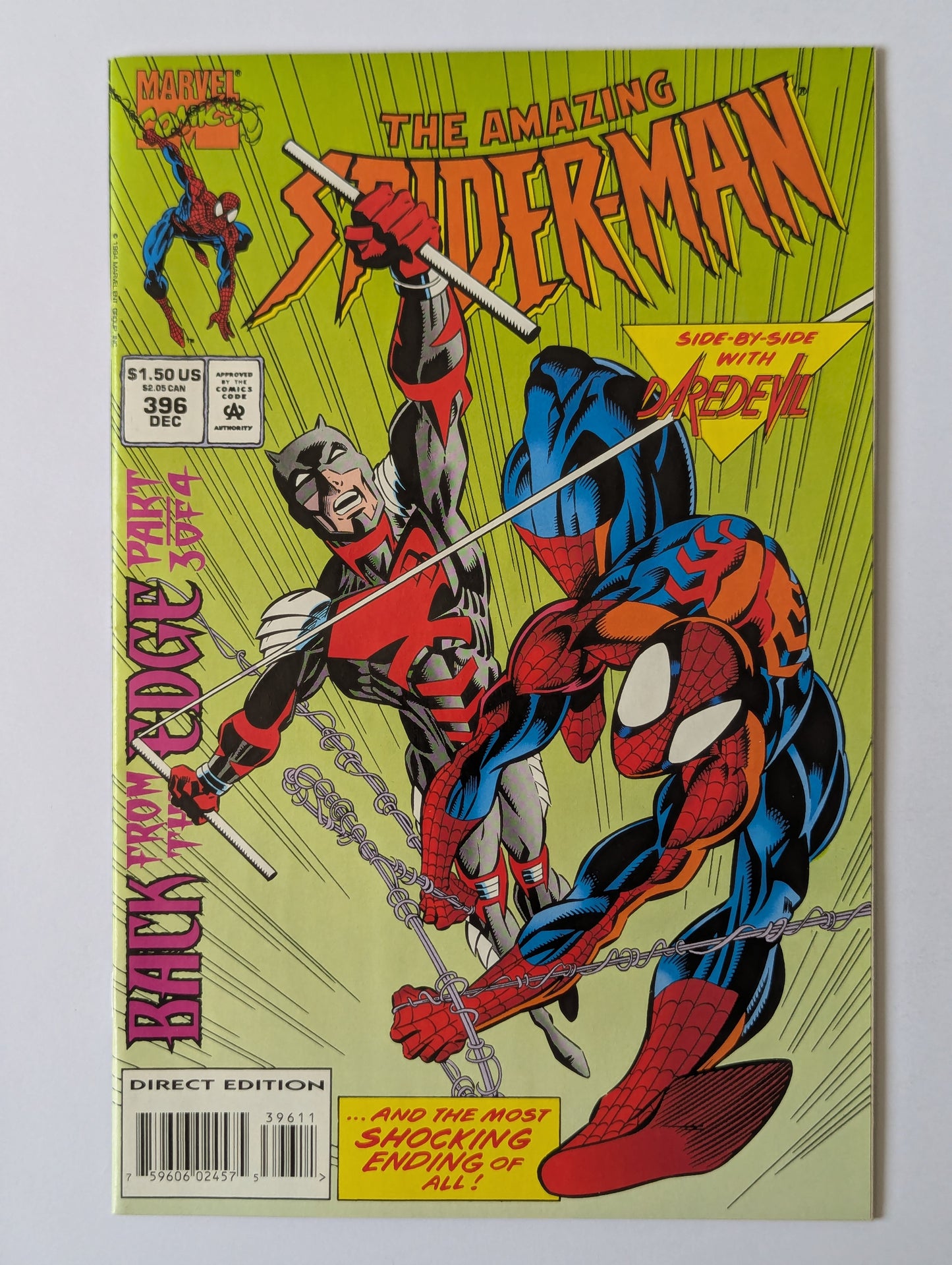 Amazing Spider-Man #396 Marvel Comic Book