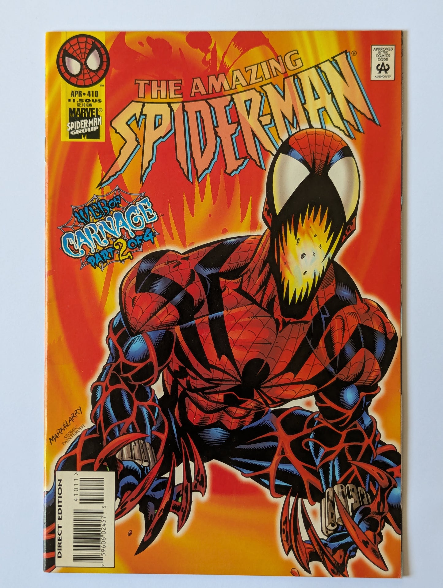Amazing Spider-Man #410 Marvel Comic Book