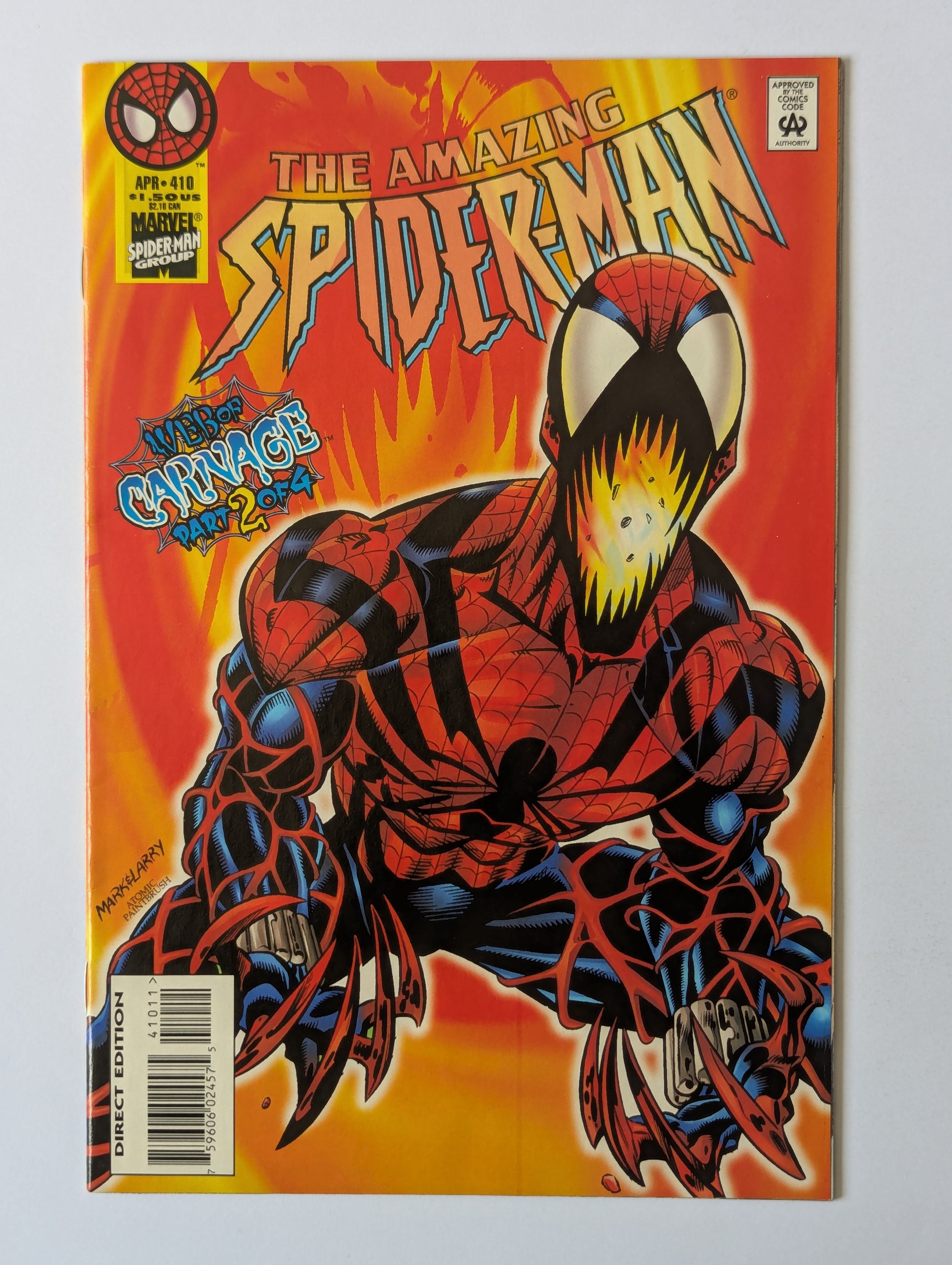 Amazing Spider-Man #410 Marvel Comic Book