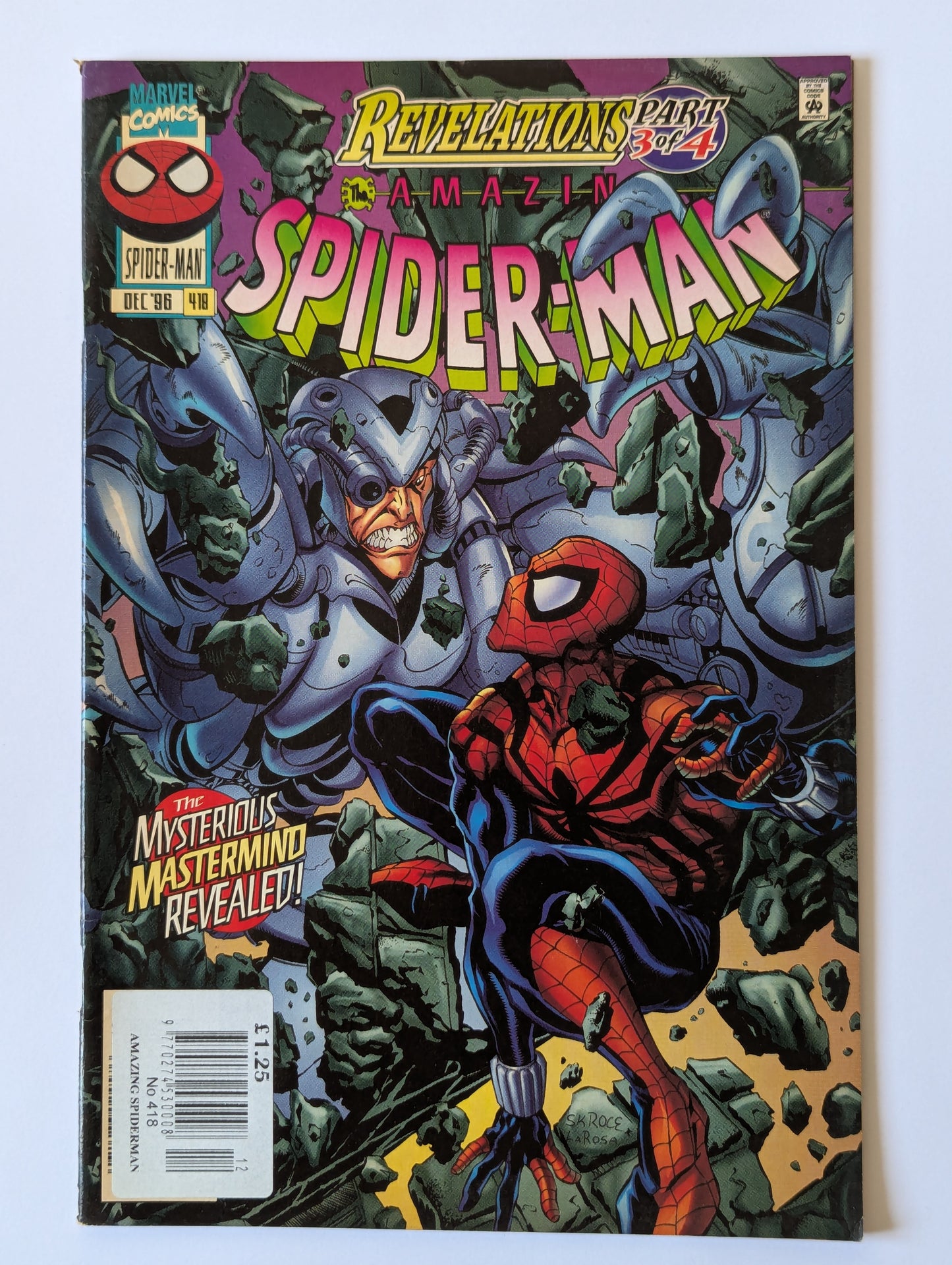 Amazing Spider-Man #418 Marvel Comic Book