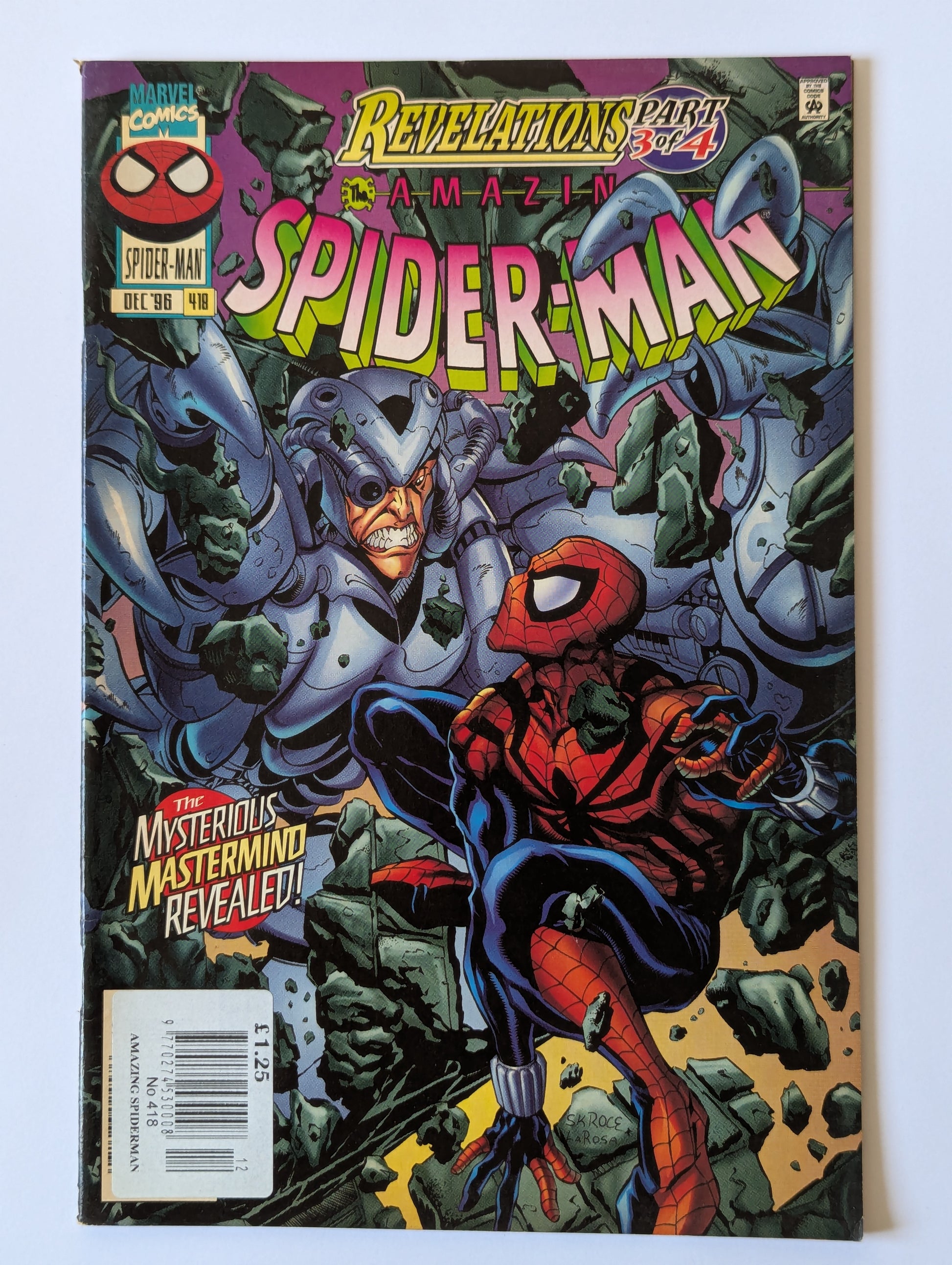 Amazing Spider-Man #418 Marvel Comic Book