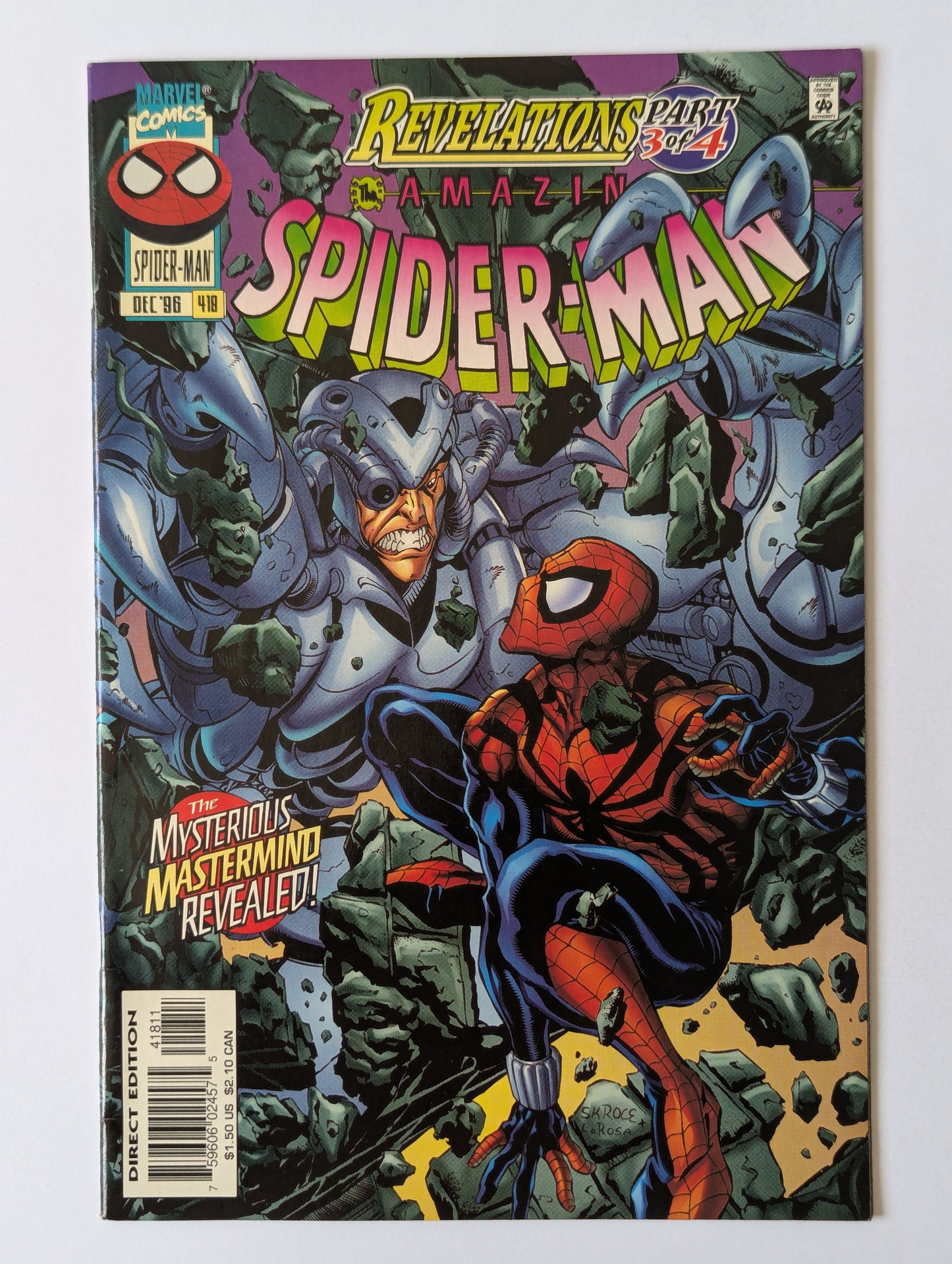 Amazing Spider-Man #418 Marvel Comic Book