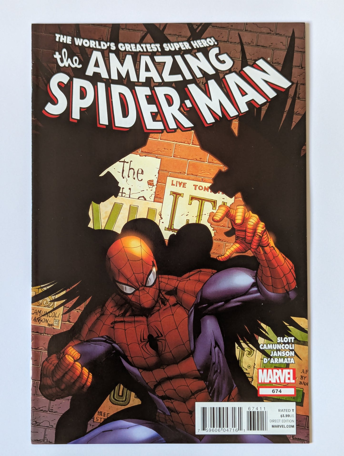 Amazing Spider-Man #674 Marvel Comic Book