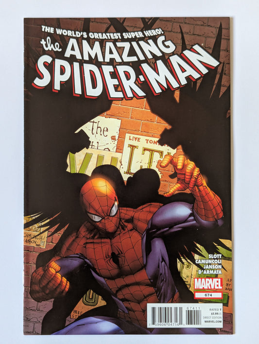 Amazing Spider-Man #674 Marvel Comic Book