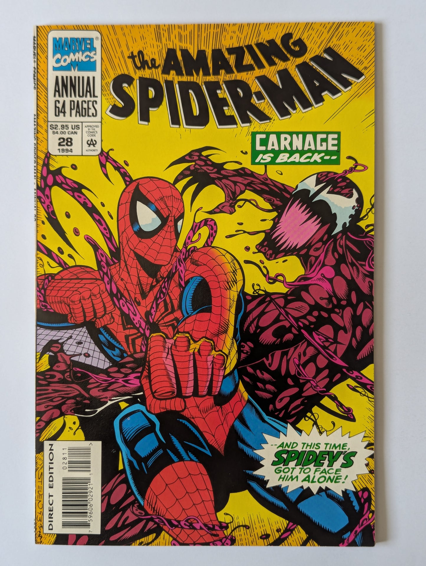 Amazing Spider-Man Annual #28 Marvel Comic Book