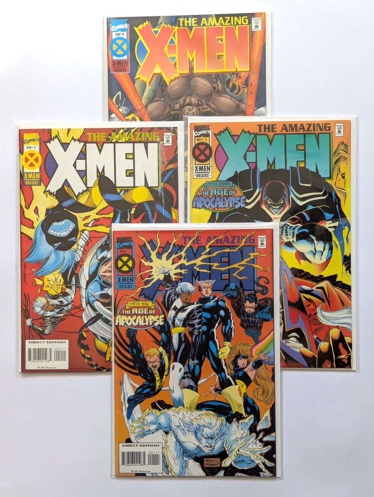 Amazing X-Men #1-4 Limited Series Marvel Comic Book Set
