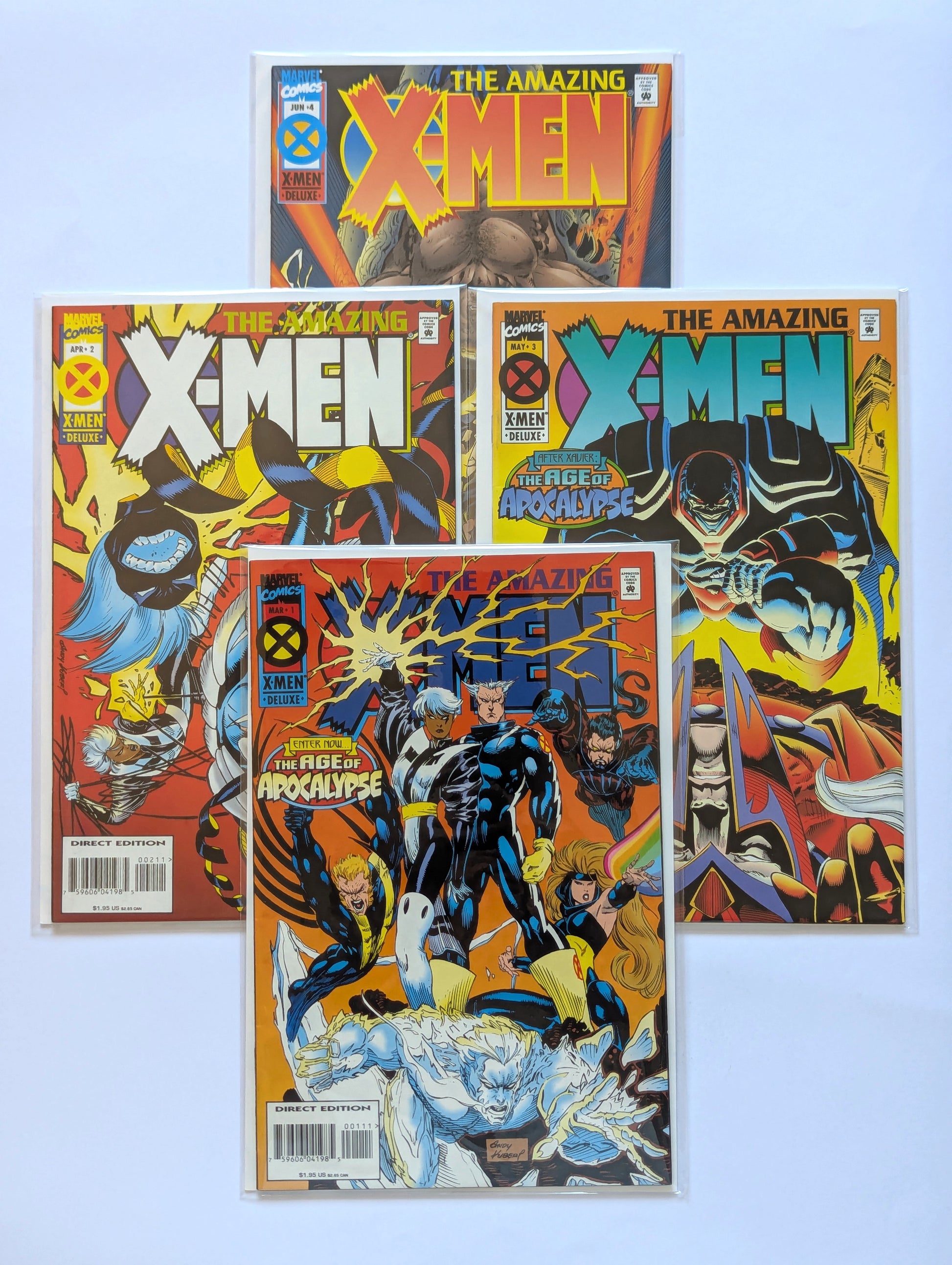 Amazing X-Men #1-4 Limited Series Marvel Comic Book Set