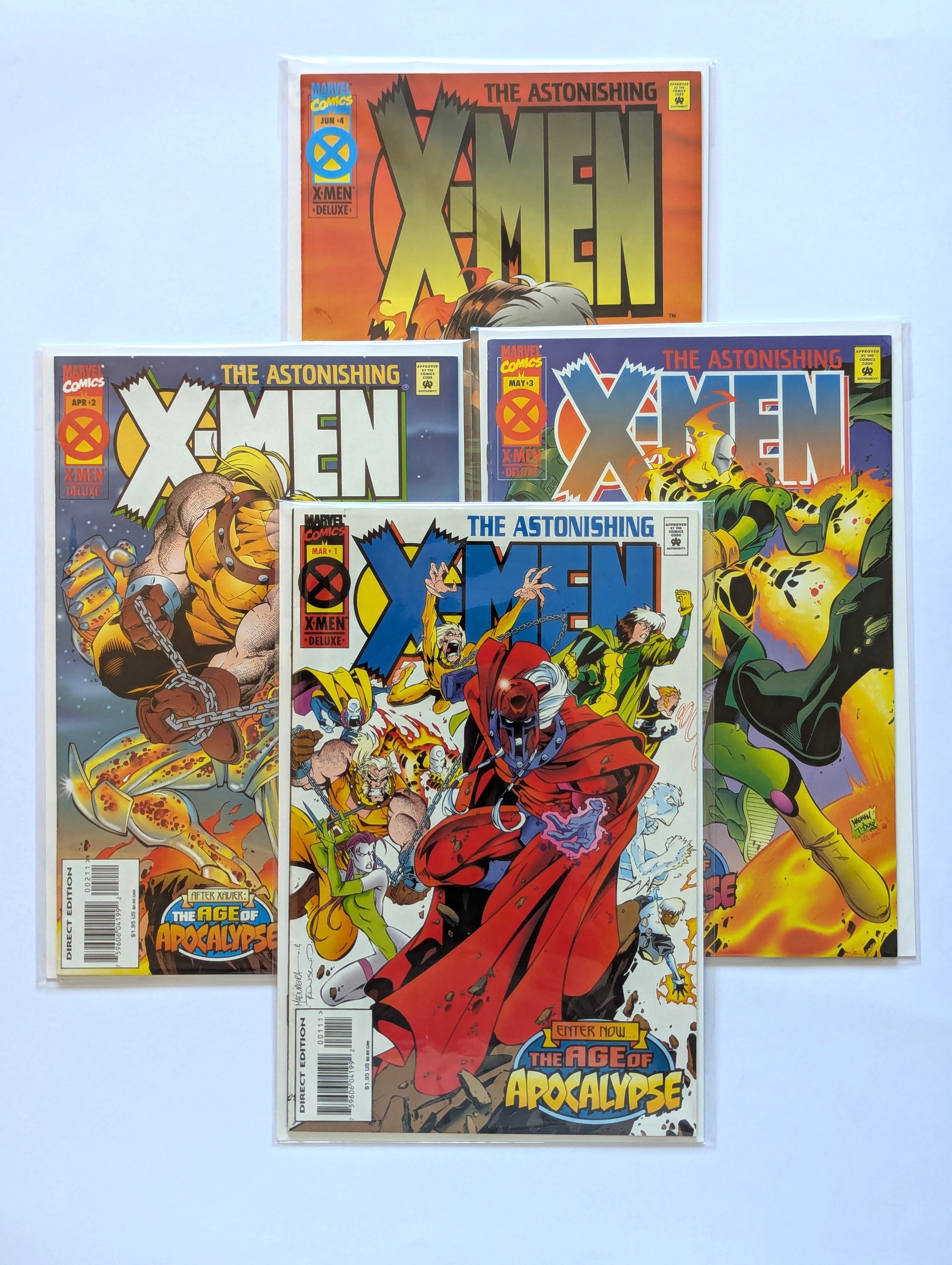 Astonishing X-Men #1-4 Limited Series Marvel Comic Book Set