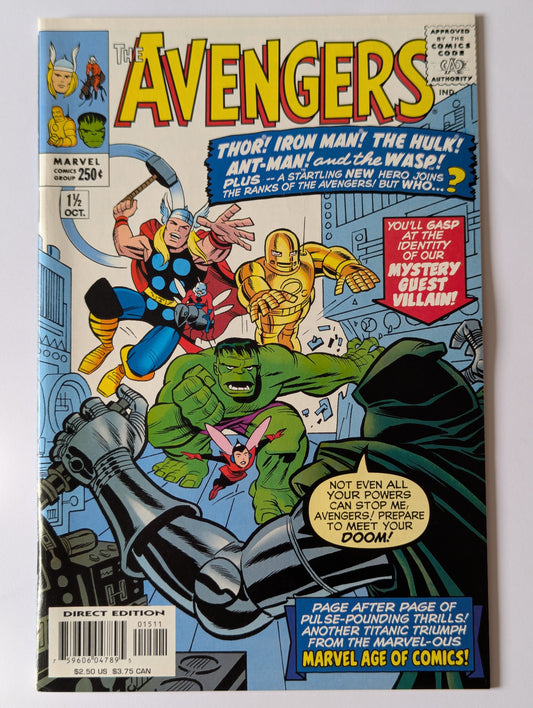 Avengers #1 1/2 Marvel Comic Book