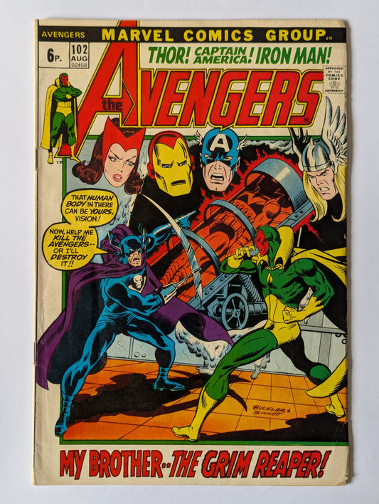 Avengers #102 Marvel Comic Book