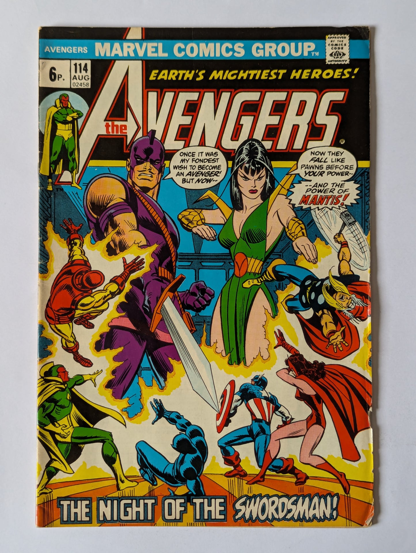 Avengers #114 Marvel Comic Book