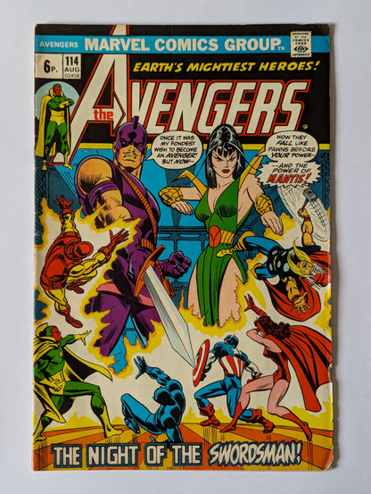 Avengers #114 Marvel Comic Book