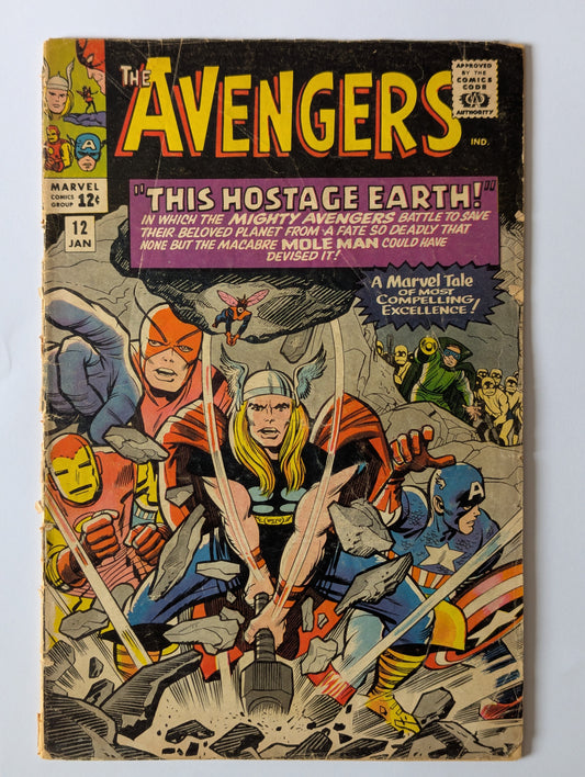 Avengers #12 Marvel Comic Book