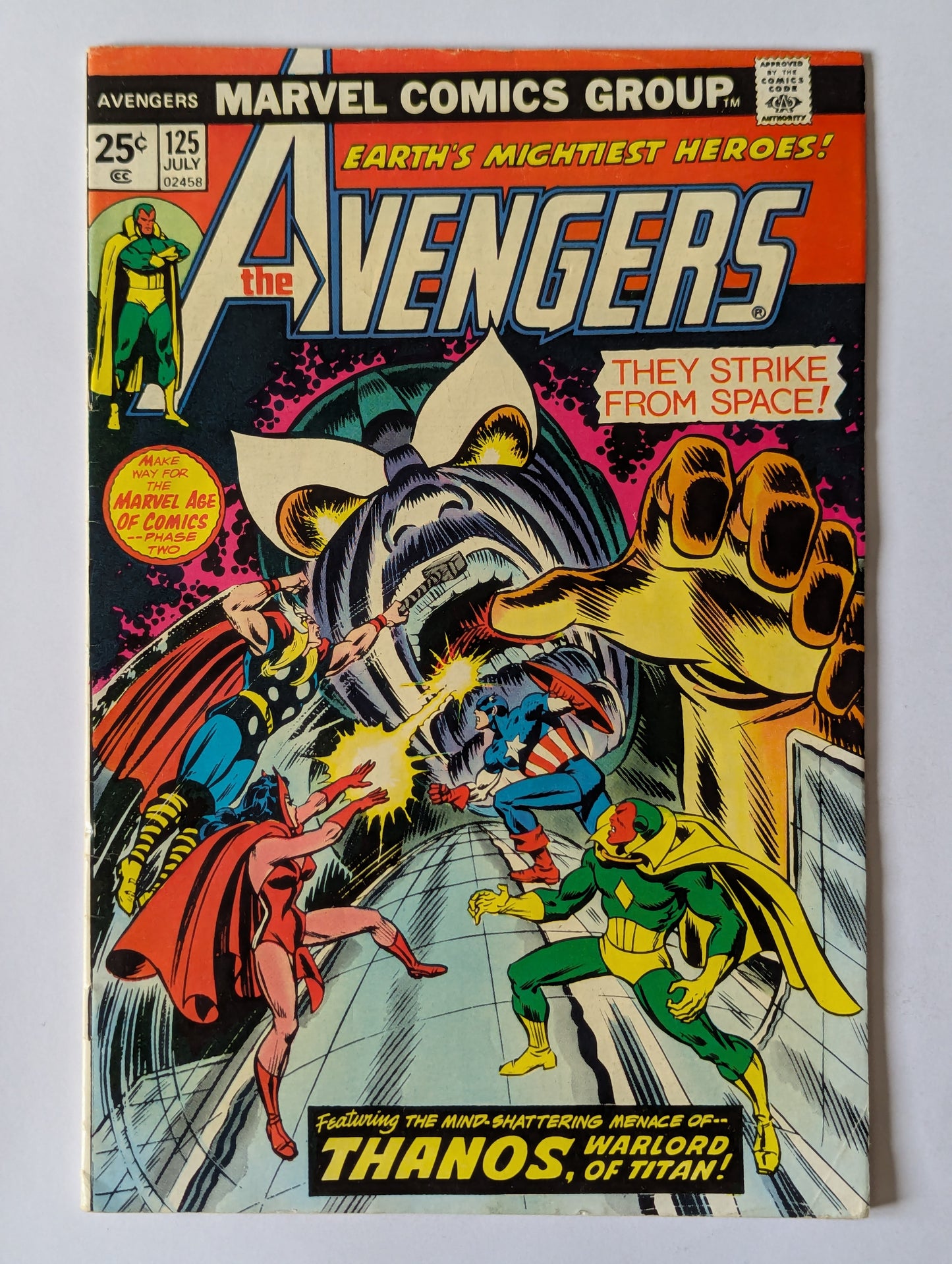 Avengers #125 Marvel Comic Book