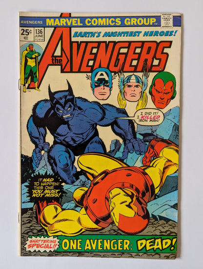 Avengers #136 Marvel Comic Book