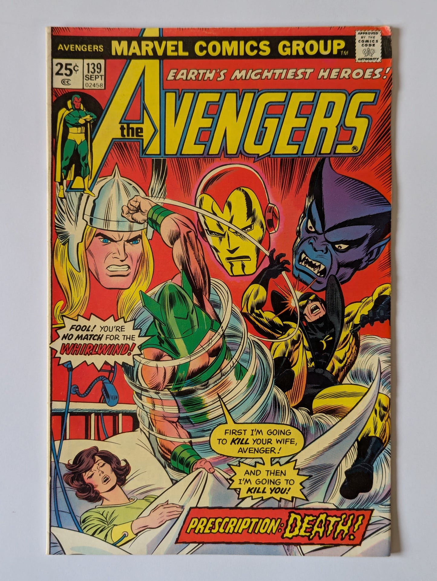 Avengers #139 Marvel Comic Book
