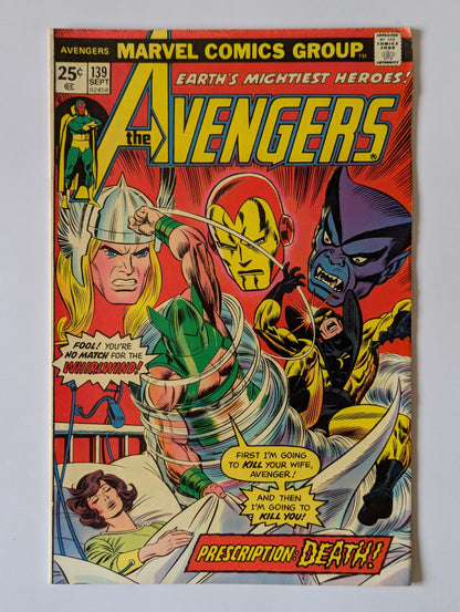 Avengers #139 Marvel Comic Book