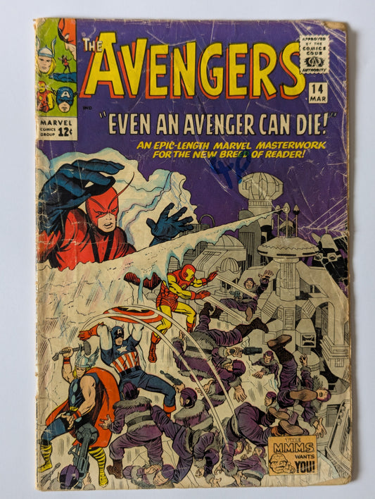 Avengers #14 Marvel Comic Book