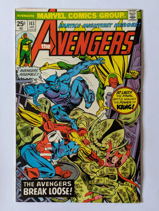 Avengers #143 Marvel Comic Book
