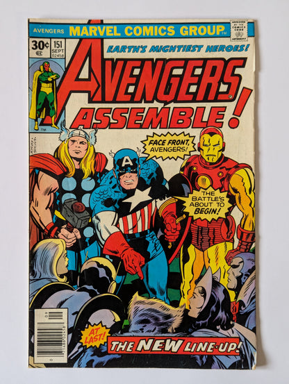 Avengers #151 Marvel Comic Book