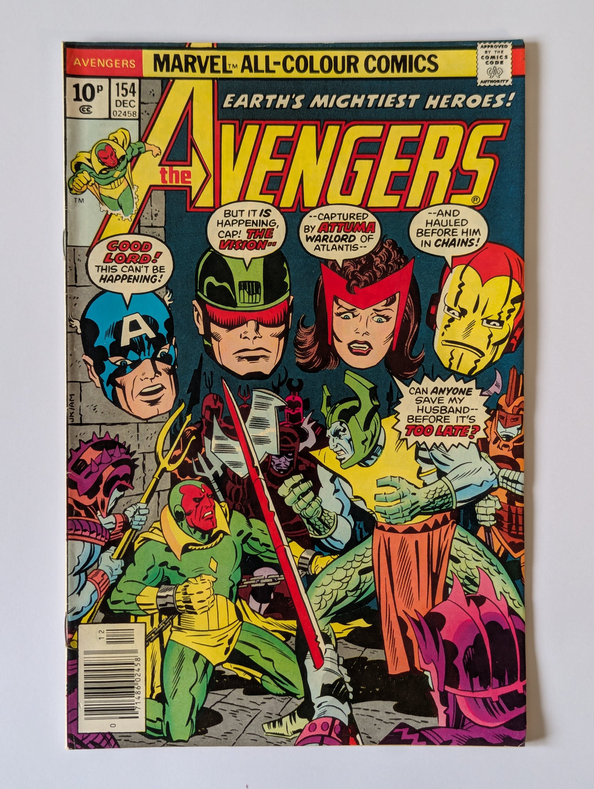 Avengers #154 Marvel Comic Book