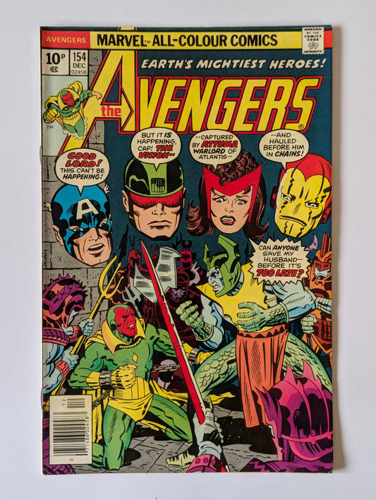 Avengers #154 Marvel Comic Book
