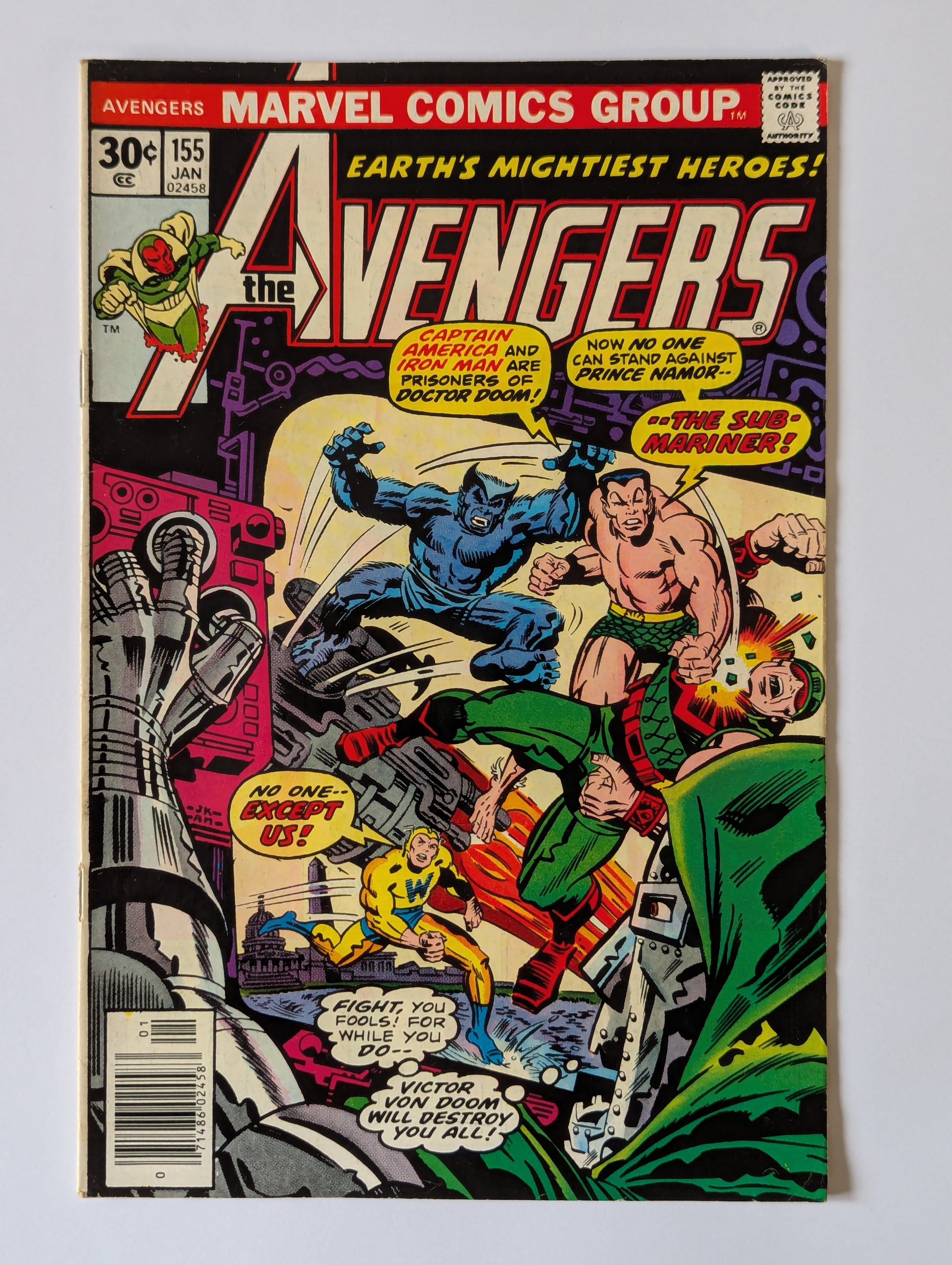 Avengers #155 Marvel Comic Book