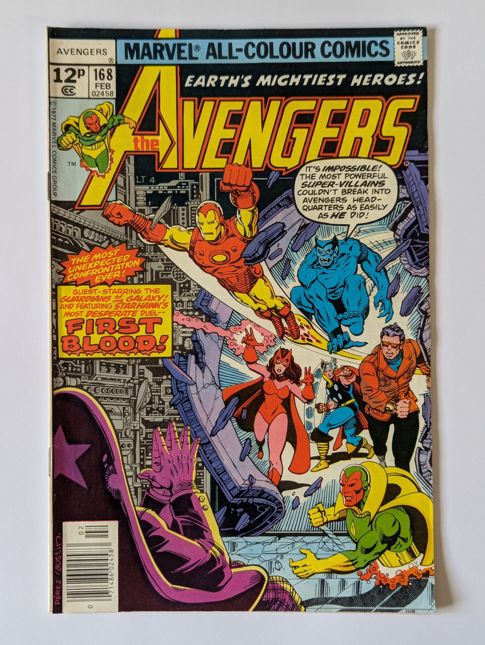 Avengers #168 Marvel Comic Book