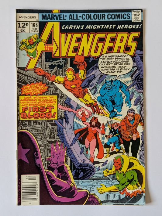 Avengers #168 Marvel Comic Book