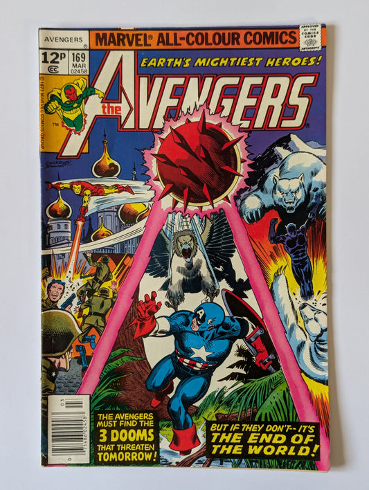 Avengers #169 Marvel Comic Book
