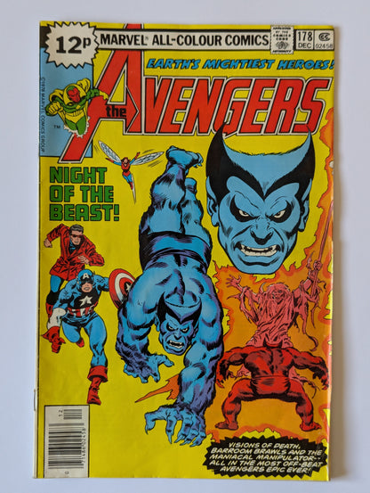Avengers #178 Marvel Comic Book