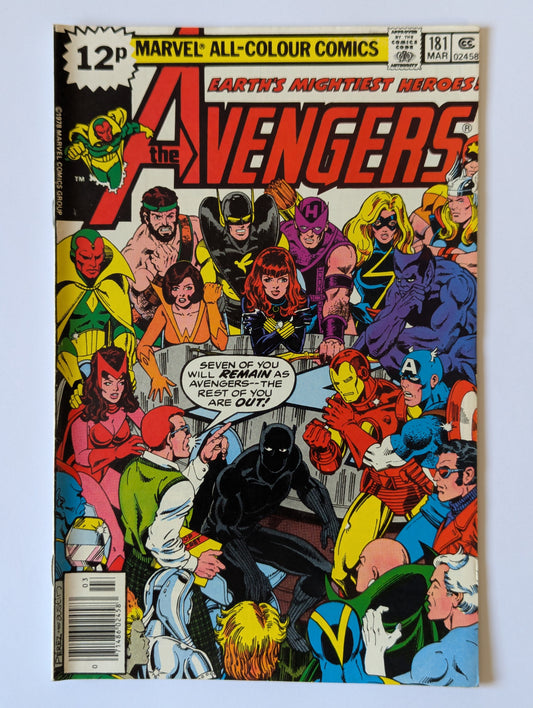 Avengers #181 Marvel Comic Book