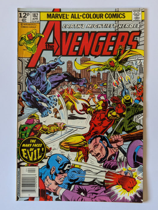Avengers #182 Marvel Comic Book