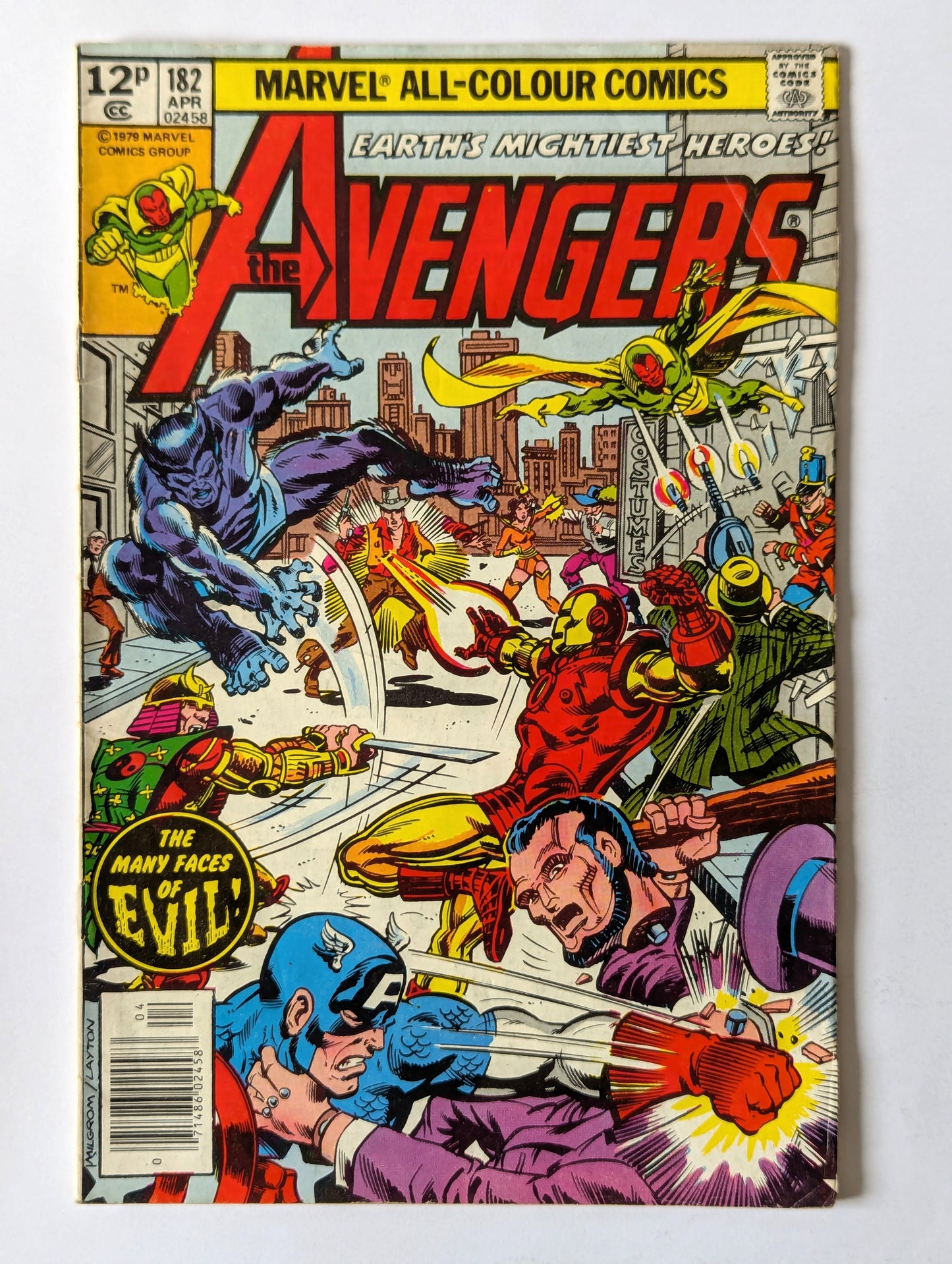 Avengers #182 Marvel Comic Book