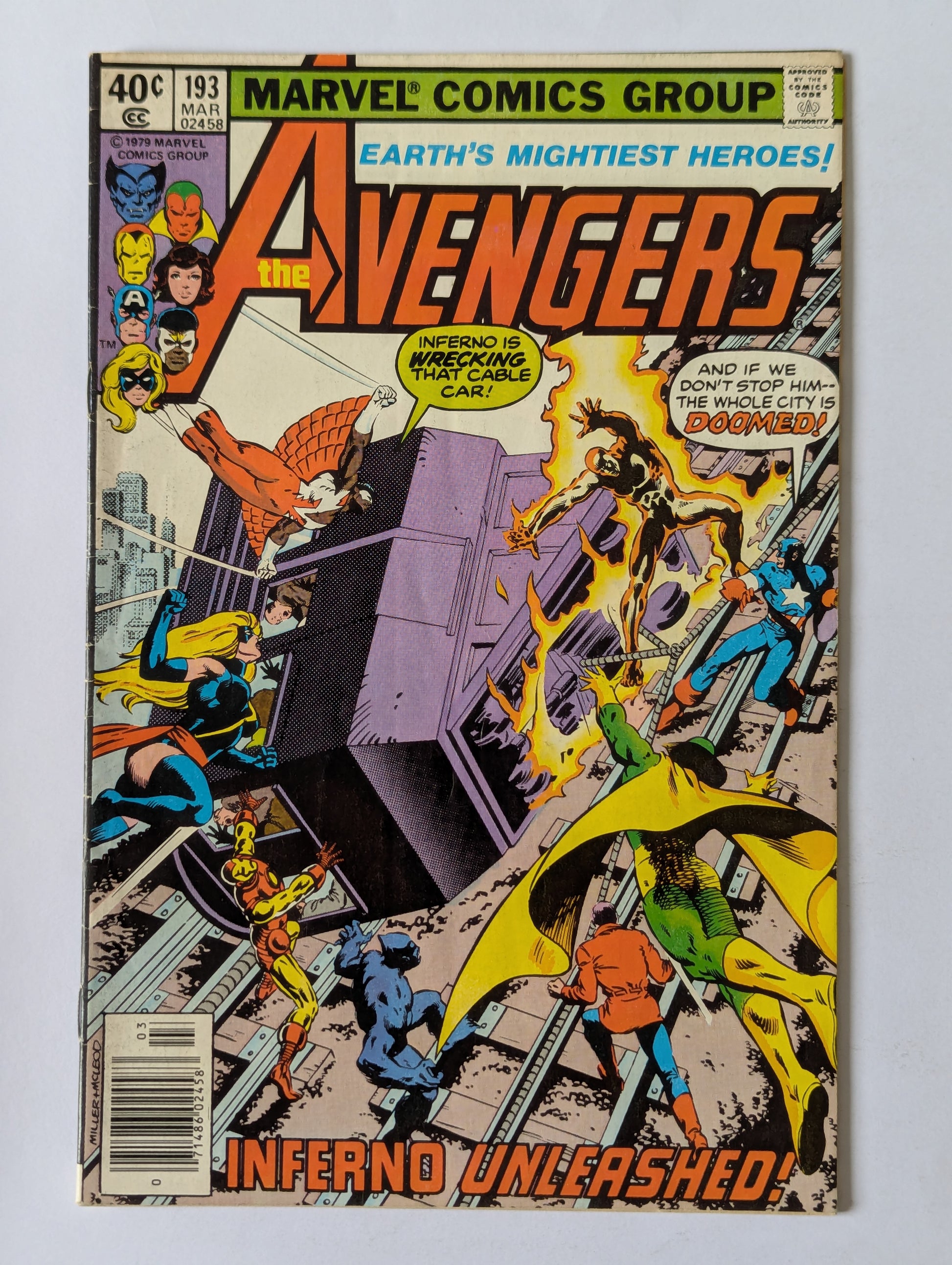 Avengers #193 Marvel Comic Book