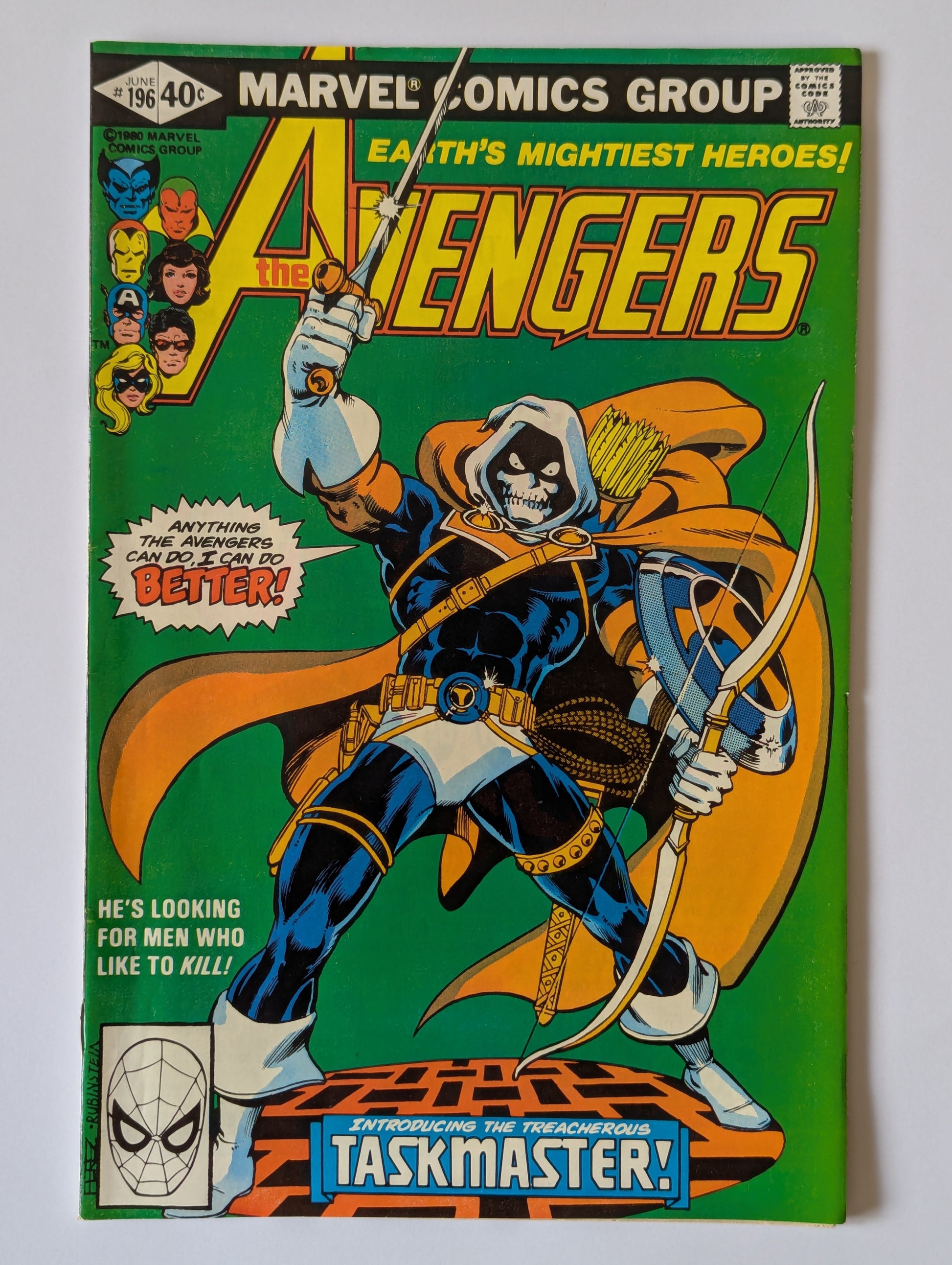 Avengers #196 Marvel Comic Book