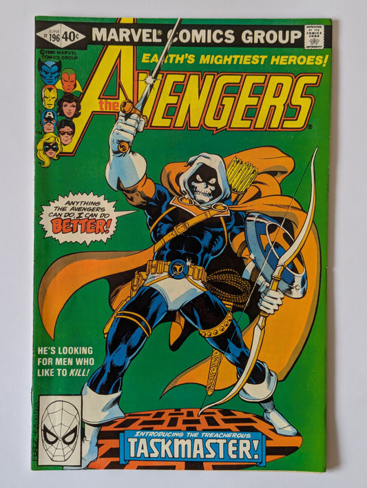 Avengers #196 Marvel Comic Book