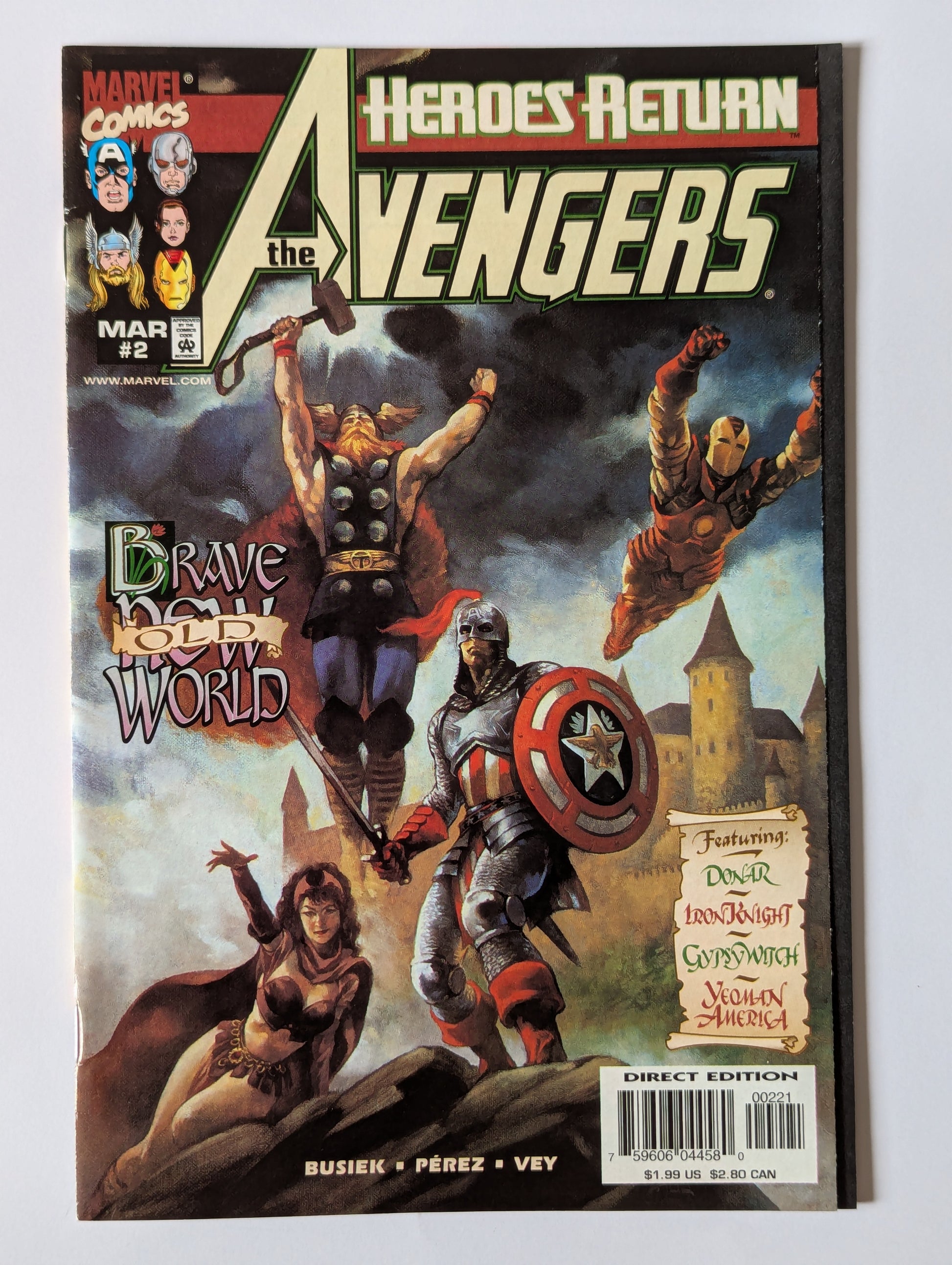 Avengers #2 Marvel Comic Book