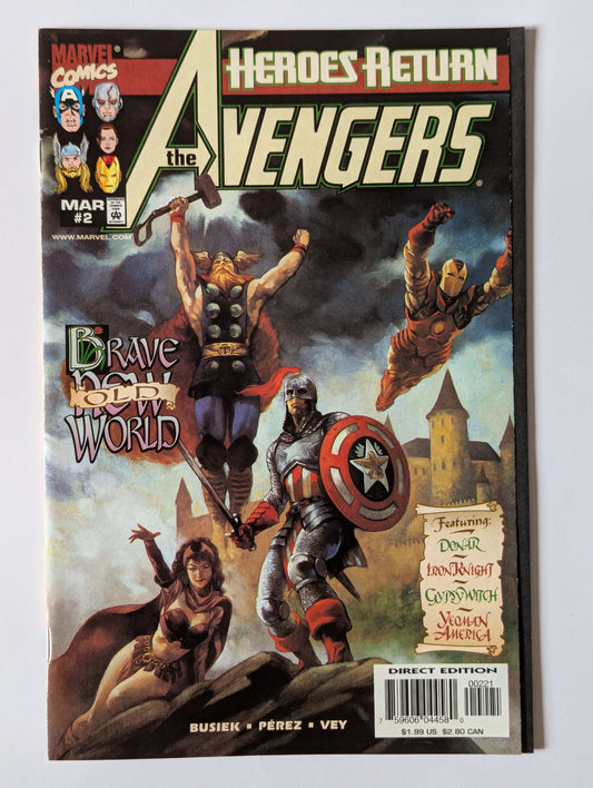 Avengers #2 Marvel Comic Book